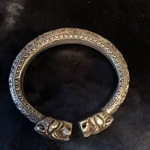 Antique pure silver bracelet